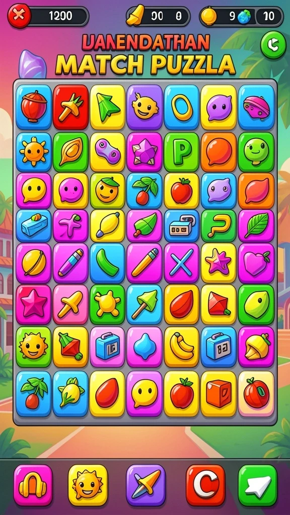 Tampilan awal game 9N9N yang memukau.