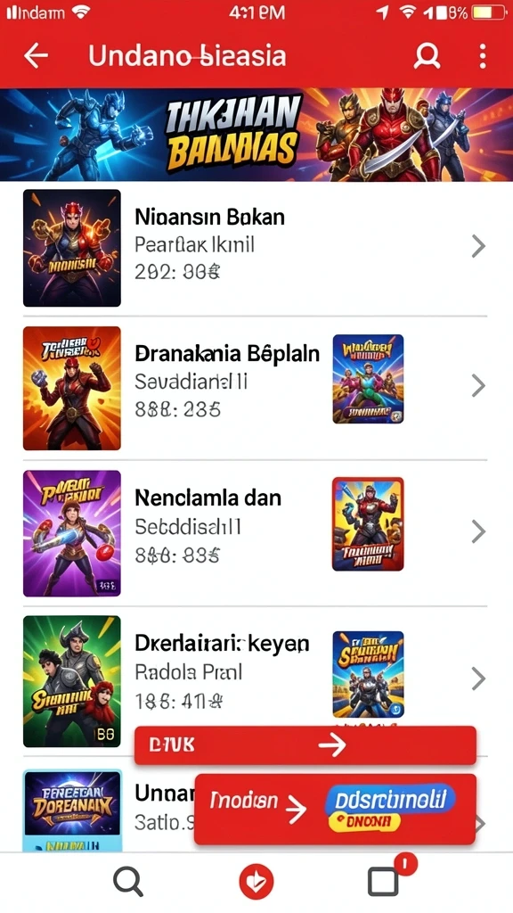 Penampilan level menengah yang menantang.