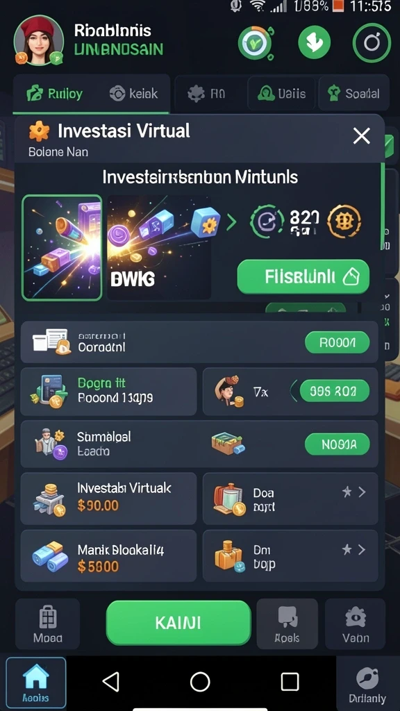 Tampilan awal aplikasi <strong>9WIN</strong> yang menarik.
