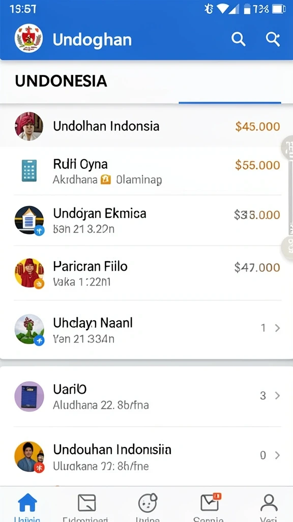 Tangkapan layar menunjukkan beragam tema permainan slot.