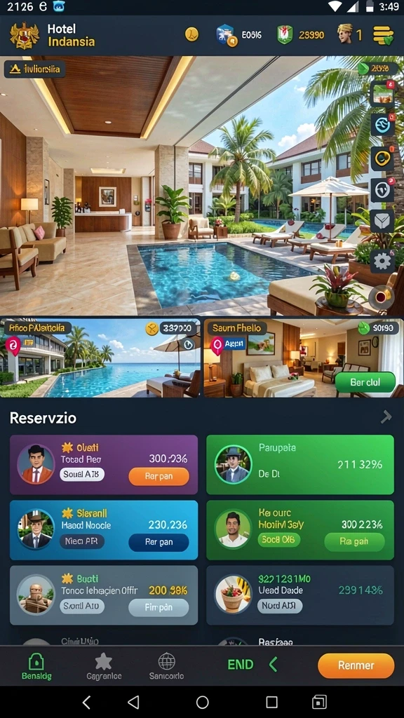 Fitur kompetisi yang menantang antar pemain.