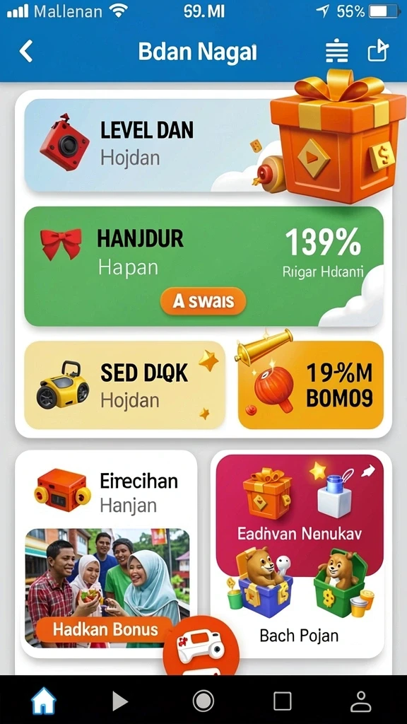 Tampilan awal aplikasi DEWAPG yang menarik.