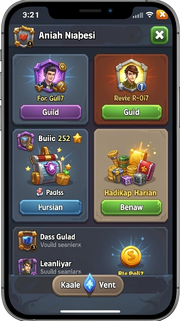 Bonus harian yang menggiurkan untuk pemain.