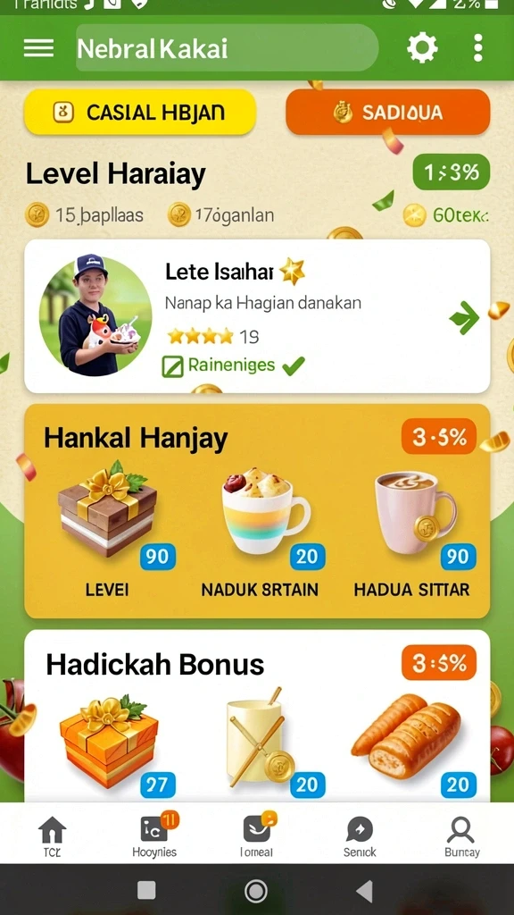 Beragam karakter unik untuk dipilih dan dimainkan.