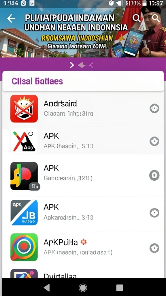 Tampilan antarmuka yang menarik dan modern.