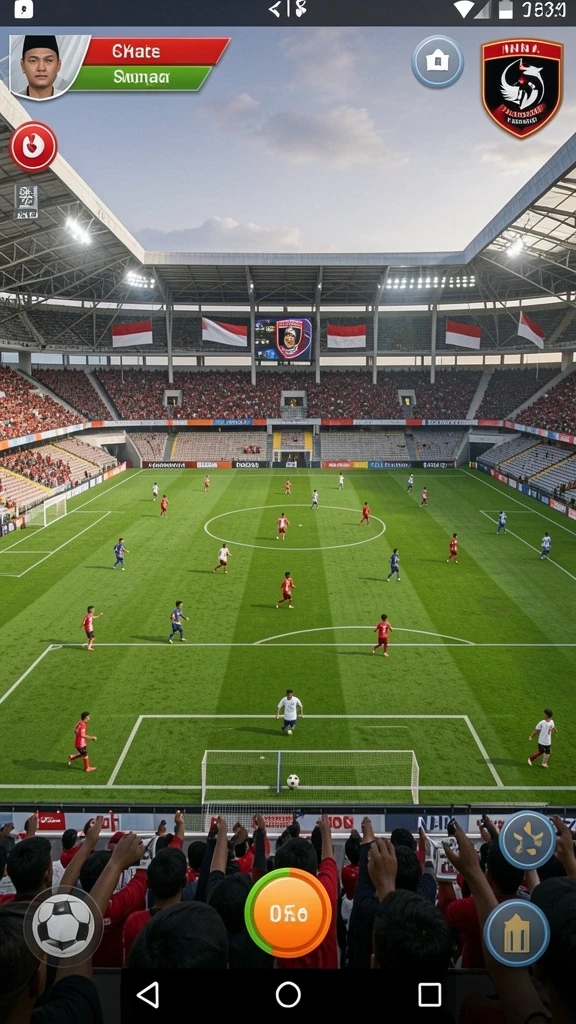 Level yang penuh warna dan tantangan.