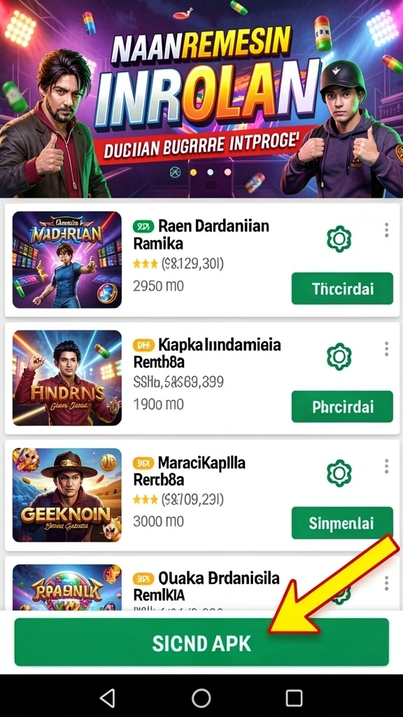 Screenshot dari permainan slot yang seru dan menguntungkan.