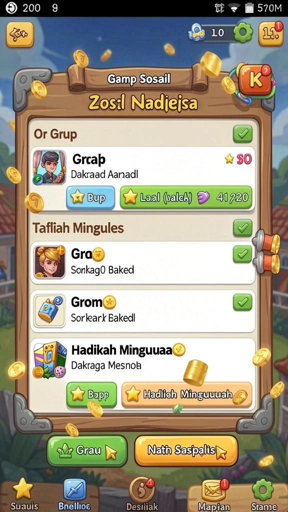 Fitur notifikasi untuk hasil pengundian terbaru.