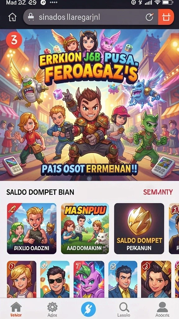 Screenshot menampilkan karakter utama dengan kemampuan unik.