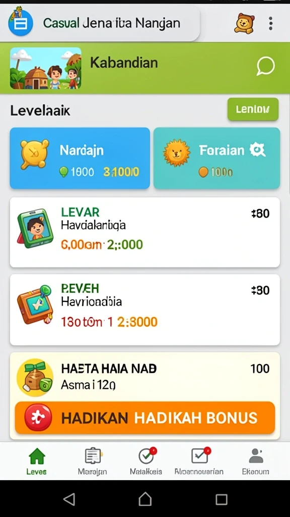 Berbagai pilihan permainan seru yang tersedia di NEKO4D.