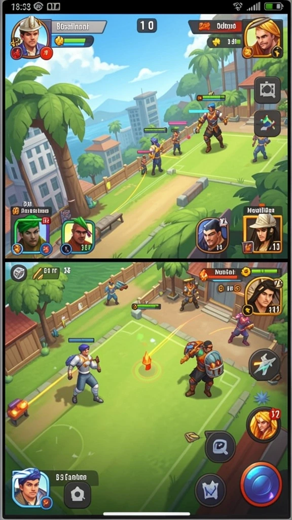 Karakter beragam yang membuat gameplay lebih variatif.