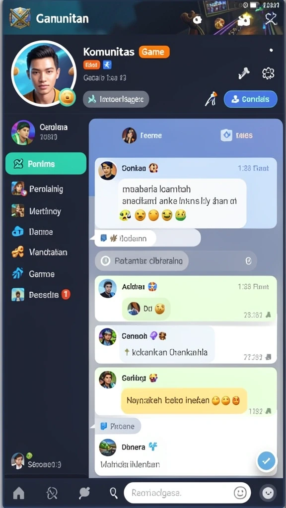 Karakter-karakter unik yang bisa dimainkan.