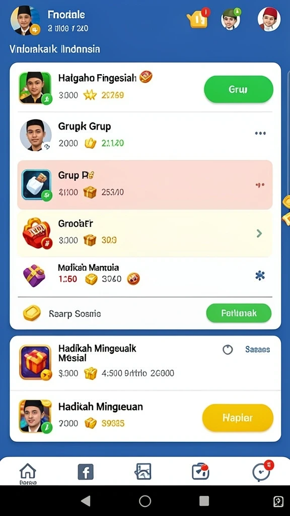 Fitur live draw untuk hasil cepat.