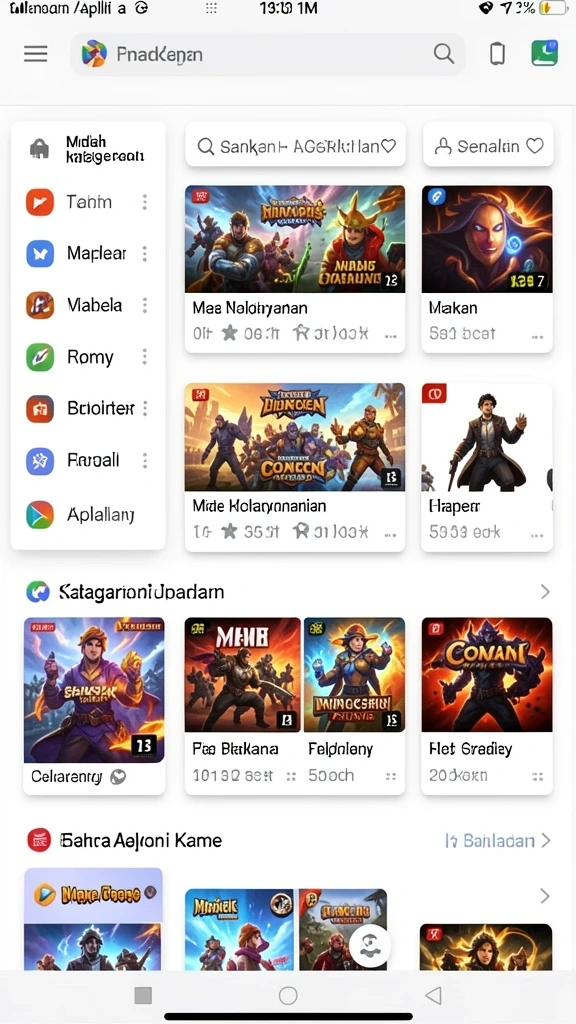 Antarmuka aplikasi yang ramah pengguna.