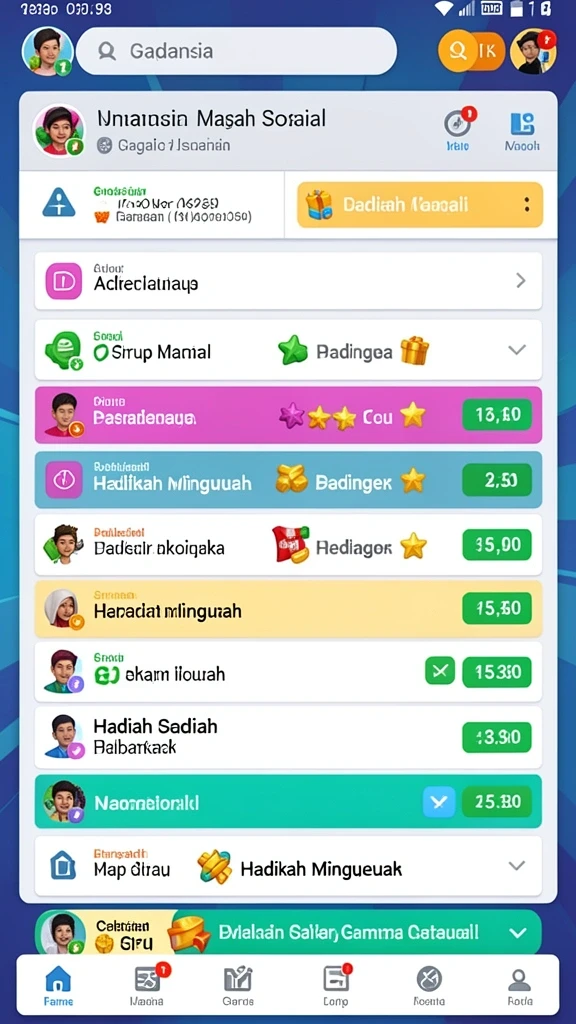 Screenshot menampilkan karakter utama dalam petualangan.