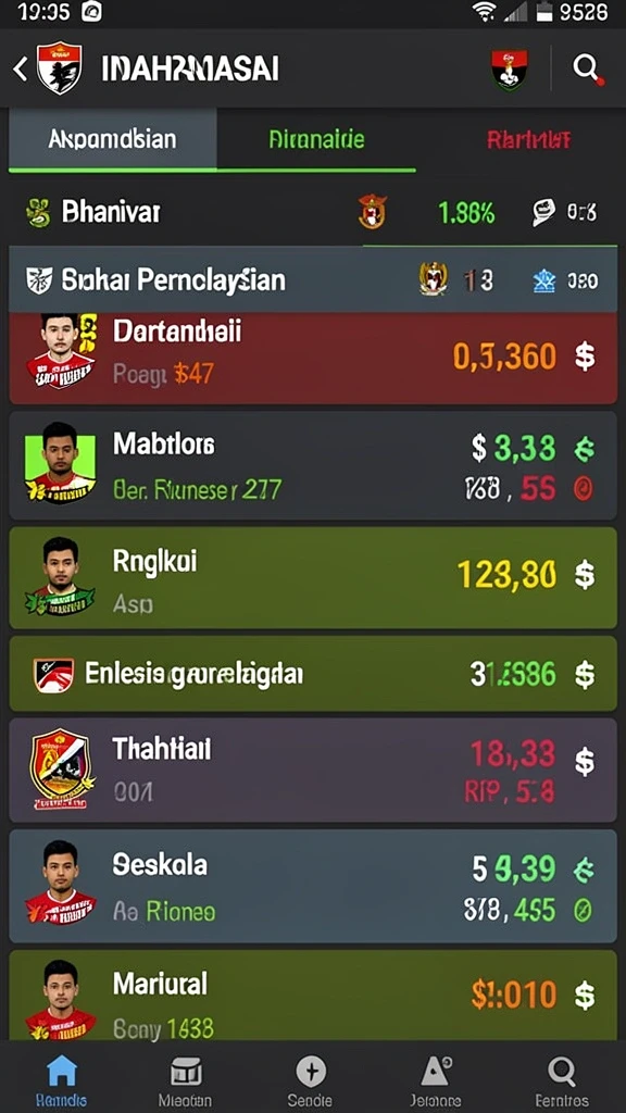 Tangkapan layar mode turnamen yang menegangkan.