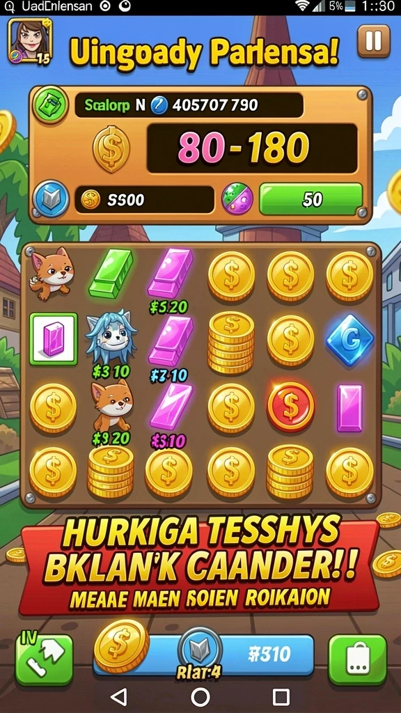 Screenshot gameplay saat menyelesaikan misi menantang.