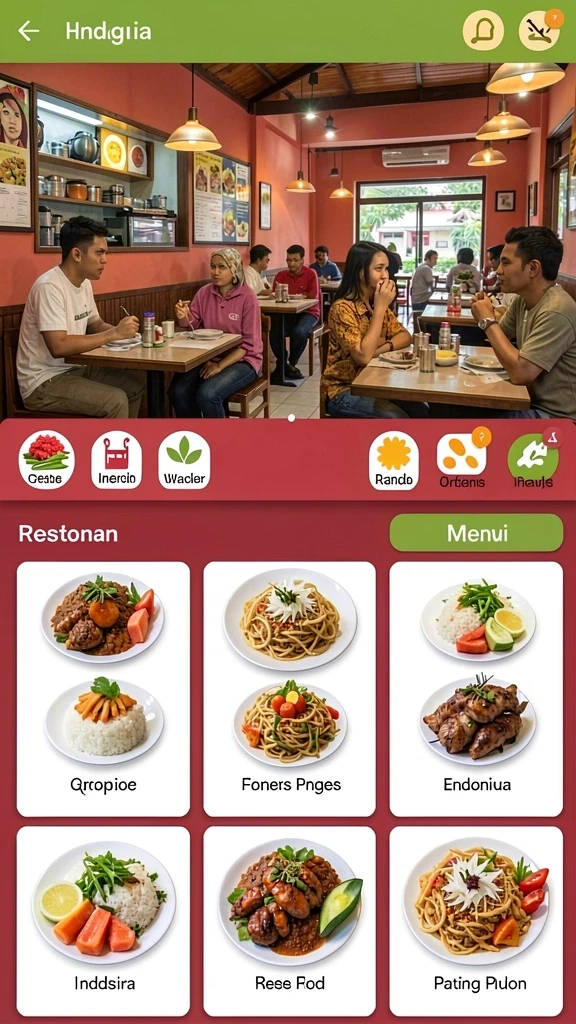 Tampilan karakter yang dapat disesuaikan dengan banyak opsi.