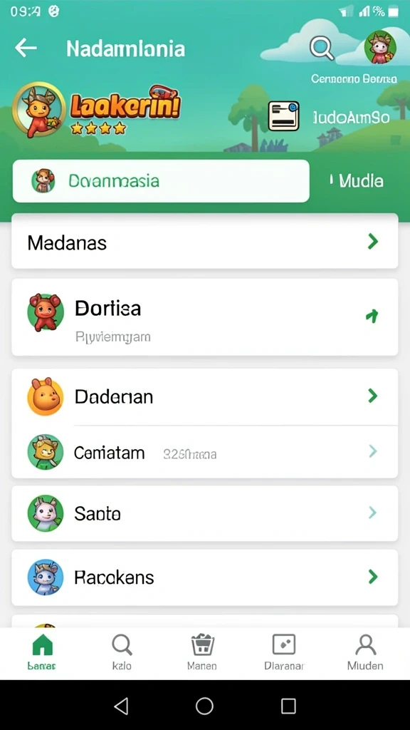 Tampilan antarmuka yang intuitif dan user-friendly.