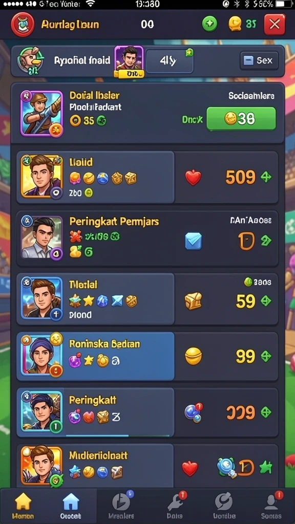 Karakter unik dengan kemampuan khusus.