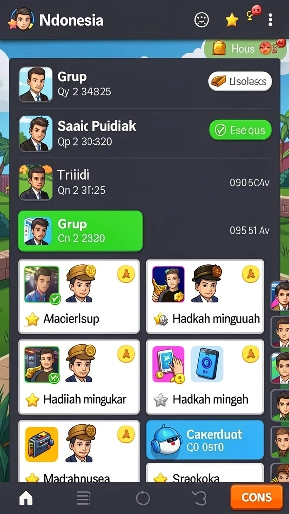 Fitur kustomisasi karakter yang beragam.
