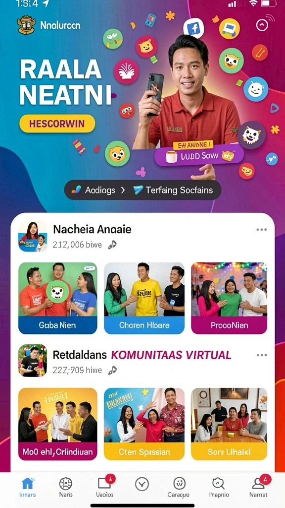 Tampilan antarmuka yang menarik dan mudah dinavigasi.