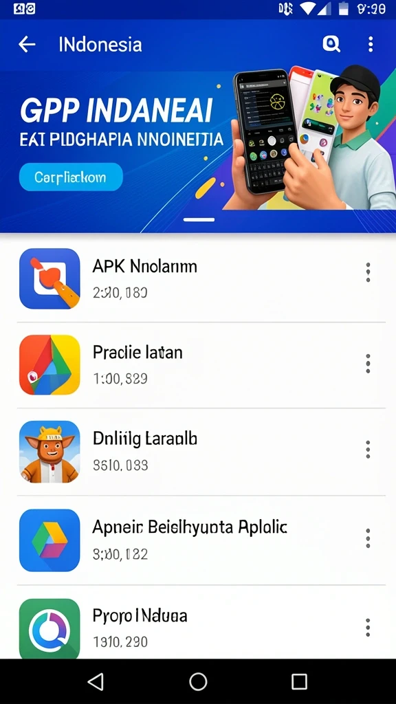 Menu utama yang ramah pengguna dan interaktif.