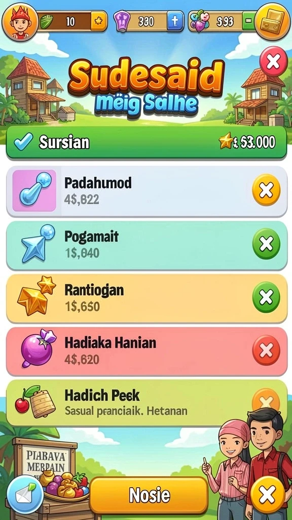 Tampilan awal TO288 yang menarik dengan navigasi yang mudah.