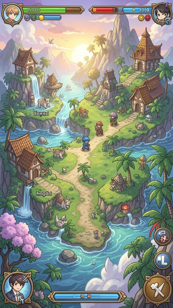 Screenshot menunjukkan mode multiplayer yang seru di VIO77.