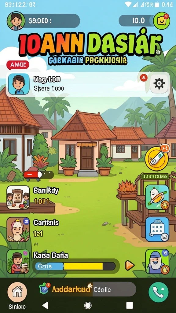 Screenshot menampilkan berbagai karakter yang tersedia di VIO77.