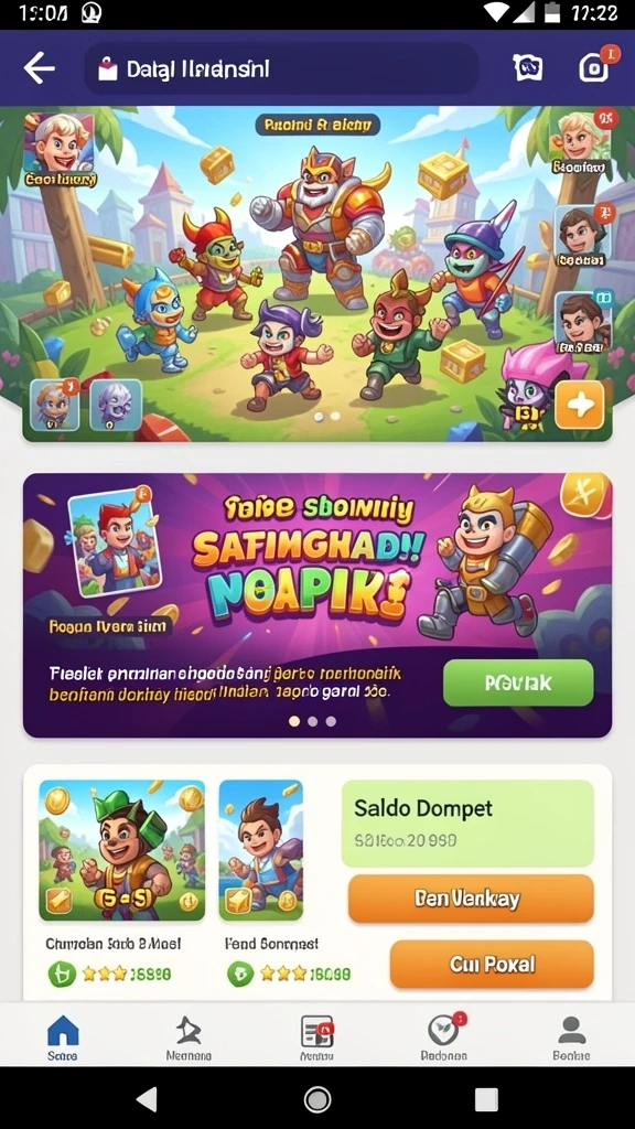 Ragam pilihan level yang menantang untuk semua pemain.