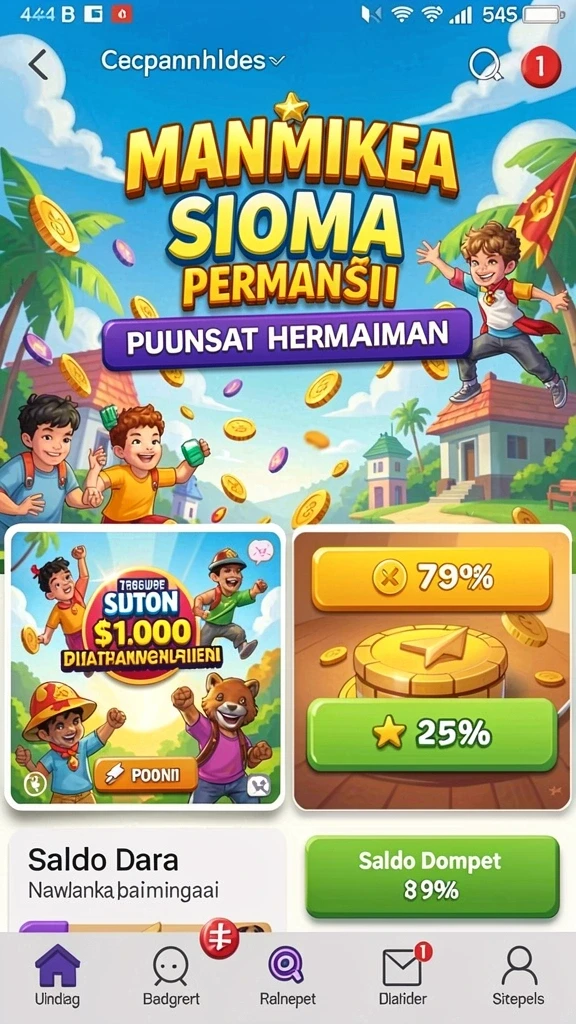 Tampilan antarmuka yang modern dan intuitif.